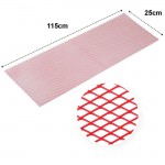 Σίτα Προφυλακτήρα Universal Αλουμινίου 120x20cm Κόκκινη 1 Τεμάχιο