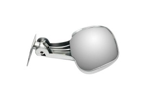 Καθρέπτης Εξωτερικός Με Βάση Για Πίσω Παρμπρίζ SL-5023 Σε Ασημί Χρώμα Με Μπλε Led 1 Τεμάχιο