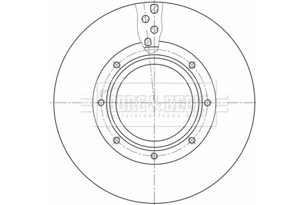 Borg & Beck Δισκόπλακα - BBD32595