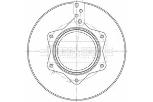 Borg & Beck Δισκόπλακα - BBD32649
