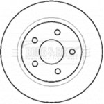 Borg & Beck Δισκόπλακα - BBD4403