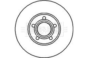 Borg & Beck Δισκόπλακα - BBD4948