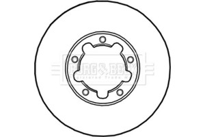 Borg & Beck Δισκόπλακα - BBD5232