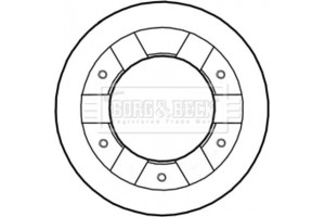 Borg & Beck Δισκόπλακα - BBD5291