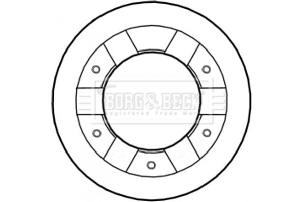 Borg & Beck Δισκόπλακα - BBD5291