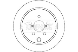 Borg & Beck Δισκόπλακα - BBD5345
