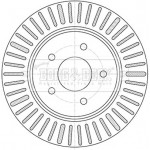Borg & Beck Δισκόπλακα - BBD5424