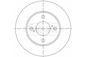 Borg & Beck Δισκόπλακα - BBD5542