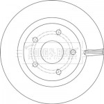 Borg & Beck Δισκόπλακα - BBD5610
