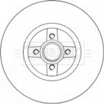 Borg & Beck Δισκόπλακα - BBD5794S