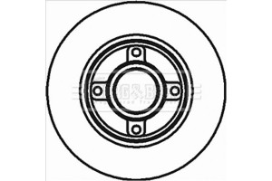 Borg & Beck Δισκόπλακα - BBD5796S