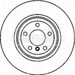 Borg & Beck Δισκόπλακα - BBD5825S