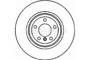 Borg & Beck Δισκόπλακα - BBD5825S