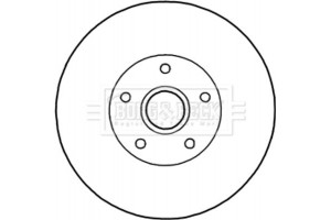 Borg & Beck Δισκόπλακα - BBD5838S