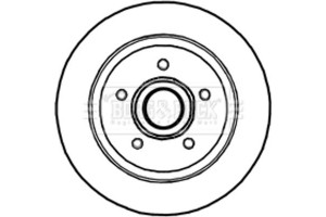 Borg & Beck Δισκόπλακα - BBD5840S