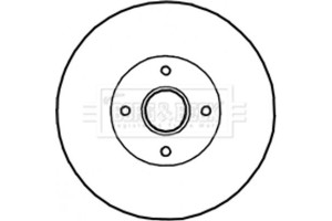 Borg & Beck Δισκόπλακα - BBD5897S