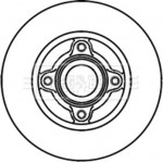 Borg & Beck Δισκόπλακα - BBD5939S