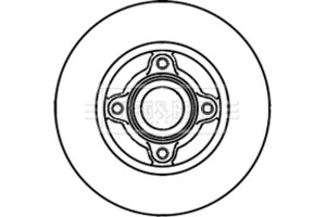 Borg & Beck Δισκόπλακα - BBD5939S