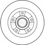 Borg & Beck Δισκόπλακα - BBD5968S