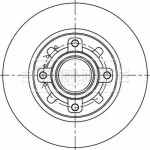 Borg & Beck Δισκόπλακα - BBD6194S