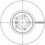 Borg & Beck Δισκόπλακα - BBD6195S