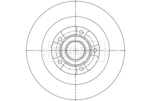 Borg & Beck Δισκόπλακα - BBD6231S