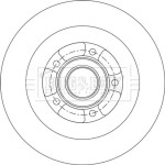 Borg & Beck Δισκόπλακα - BBD6231S