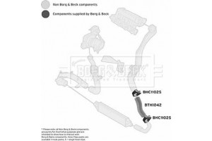 Borg & Beck Ελαστ. σωλ. Αέρα Υπερπλήρωσης - BTH1042