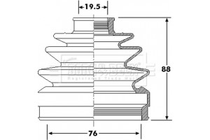 Borg & Beck Φούσκα, Άξονας μετάδ. Κίνησης - BCB6294