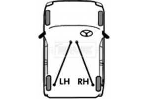 Borg & Beck Ντίζα, Φρένο Ακινητοποίησης - BKB3622