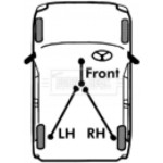 Borg & Beck Ντίζα, Φρένο Ακινητοποίησης - BKB3403