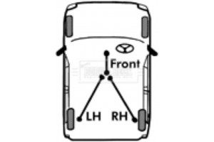 Borg & Beck Ντίζα, Φρένο Ακινητοποίησης - BKB2442