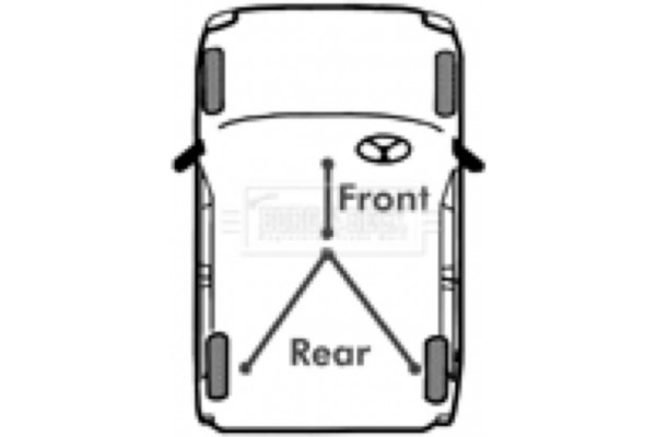 Borg & Beck Ντίζα, Φρένο Ακινητοποίησης - BKB2593