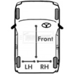 Borg & Beck Ντίζα, Φρένο Ακινητοποίησης - BKB2169