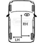 Borg & Beck Ντίζα, Φρένο Ακινητοποίησης - BKB3760