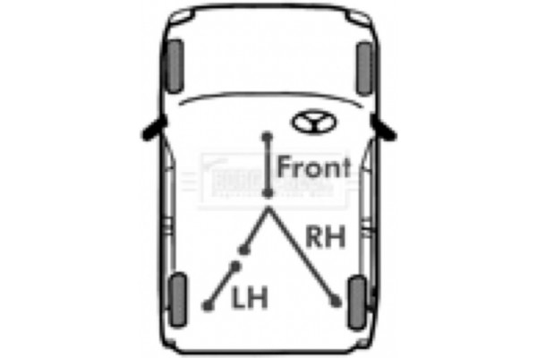 Borg & Beck Ντίζα, Φρένο Ακινητοποίησης - BKB2776