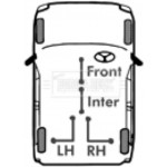 Borg & Beck Ντίζα, Φρένο Ακινητοποίησης - BKB3748