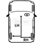 Borg & Beck Ντίζα, Φρένο Ακινητοποίησης - BKB2273