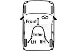 Borg & Beck Ντίζα, Φρένο Ακινητοποίησης - BKB3356