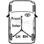 Borg & Beck Ντίζα, Φρένο Ακινητοποίησης - BKB3910