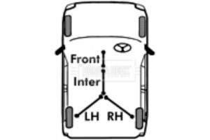 Borg & Beck Ντίζα, Φρένο Ακινητοποίησης - BKB3900