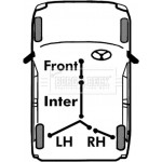 Borg & Beck Ντίζα, Φρένο Ακινητοποίησης - BKB3776