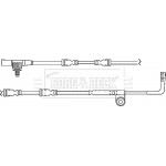 Borg & Beck Προειδοπ. επαφή, Φθορά Υλικού Τριβής Των Φρένων - BWL3041