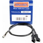 Borg & Beck Προειδοπ. επαφή, Φθορά Υλικού Τριβής Των Φρένων - BWL3147