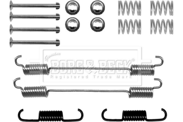 Borg & Beck Σετ βοηθ. εξαρτημάτων, Σιαγόνες Φρένου - BBK6156