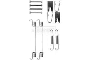 Borg & Beck Σετ βοηθ. εξαρτημάτων, Σιαγόνες Χειρόφρενου - BBK6344