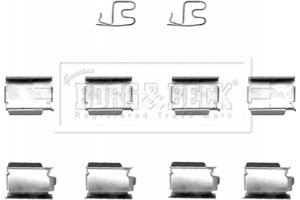 Borg & Beck Σετ βοηθ. εξαρτημάτων, Τακάκια Φρένων - BBK1201