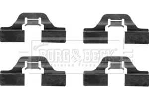 Borg & Beck Σετ βοηθ. εξαρτημάτων, Τακάκια Φρένων - BBK1203
