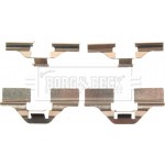 Borg & Beck Σετ βοηθ. εξαρτημάτων, Τακάκια Φρένων - BBK1203