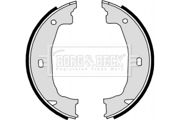 Borg & Beck Σετ Σιαγόνων φρένων, Χειρόφρενο - BBS6315